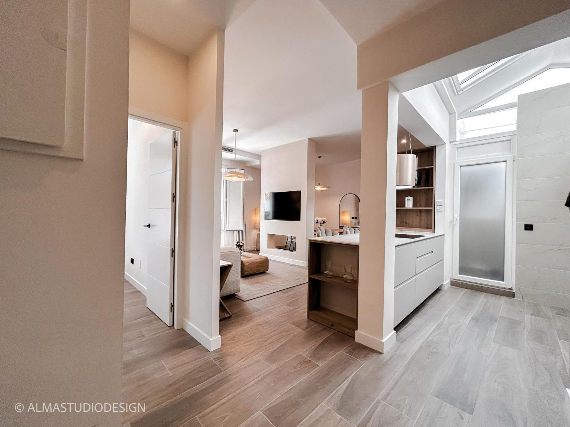 Apartamento Ático - loft en la C/ Fuencarral Madrid Exterior foto